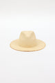 light tan fringed panama hat