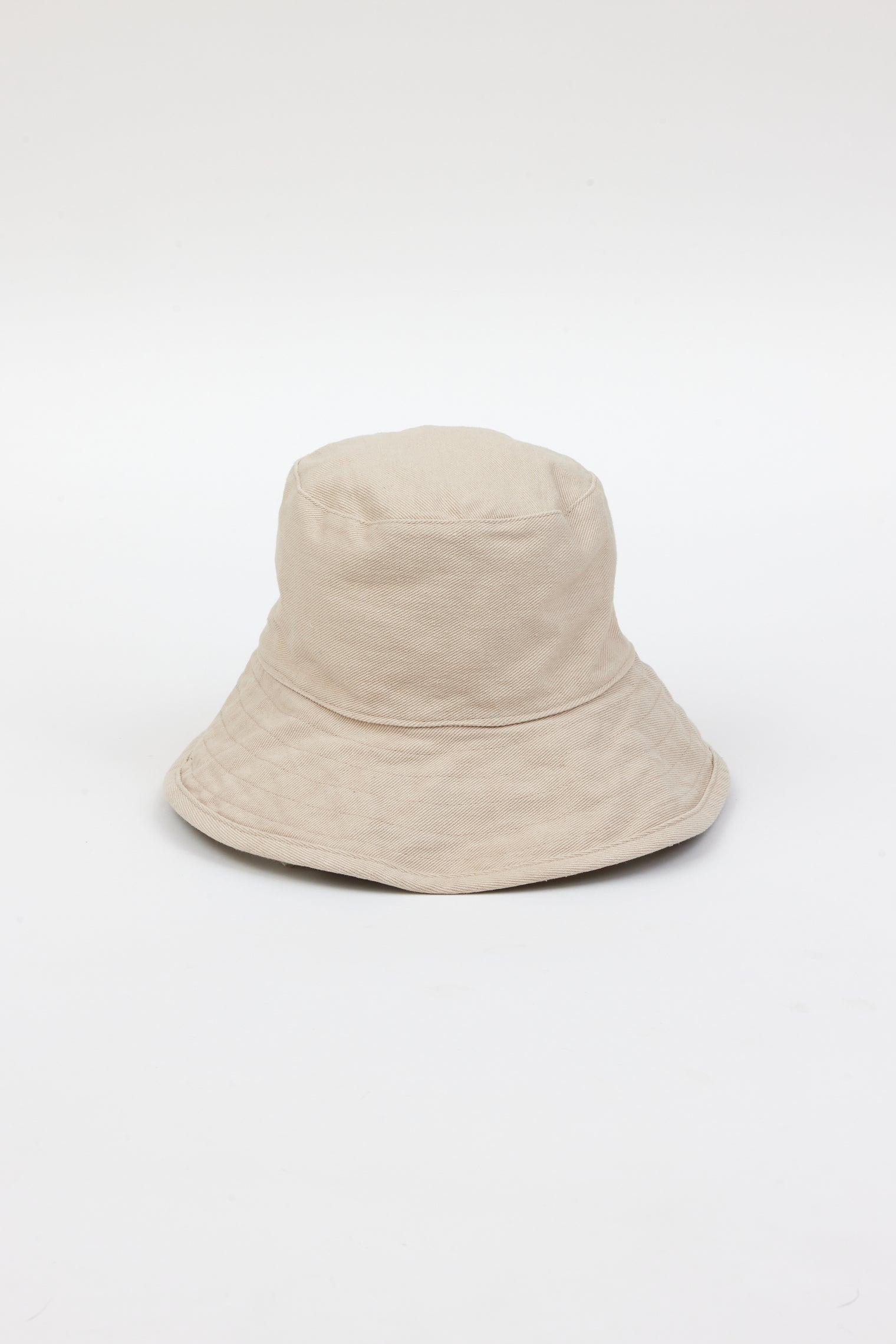 Tan cotton bucket hat