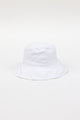 White cotton bucket hat