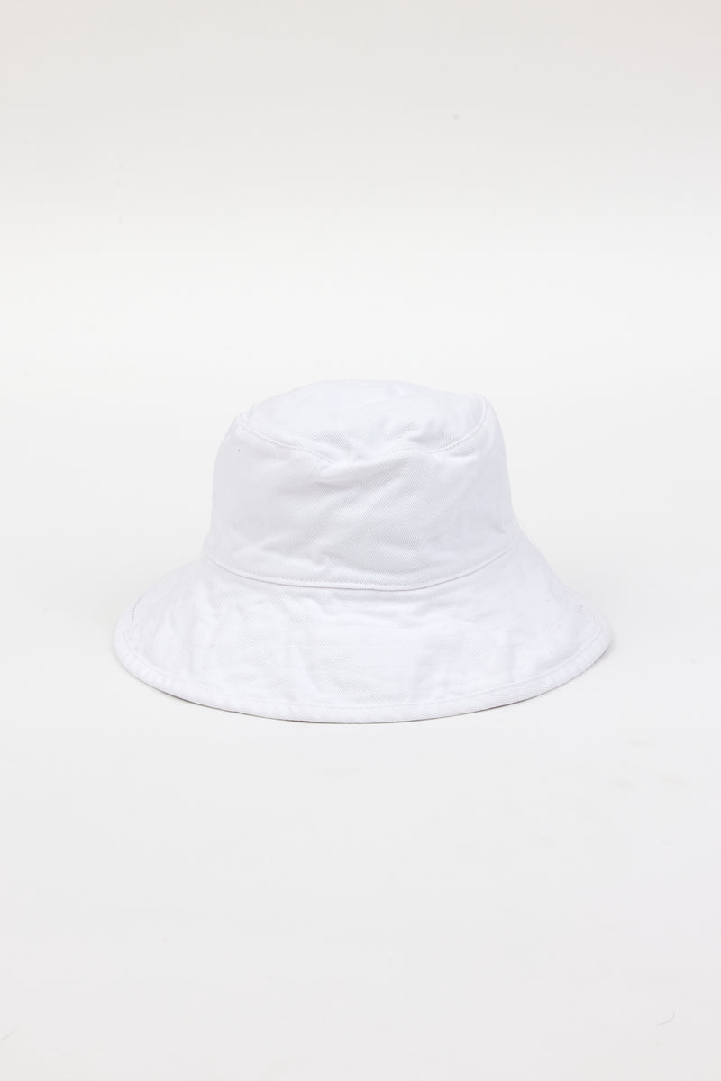 新品未使用　BREAKING COTTON HAT (OFF-WHITE) Bucket-Hat-Distressed Washed-Cotton Summer-Sun-Hat Solid