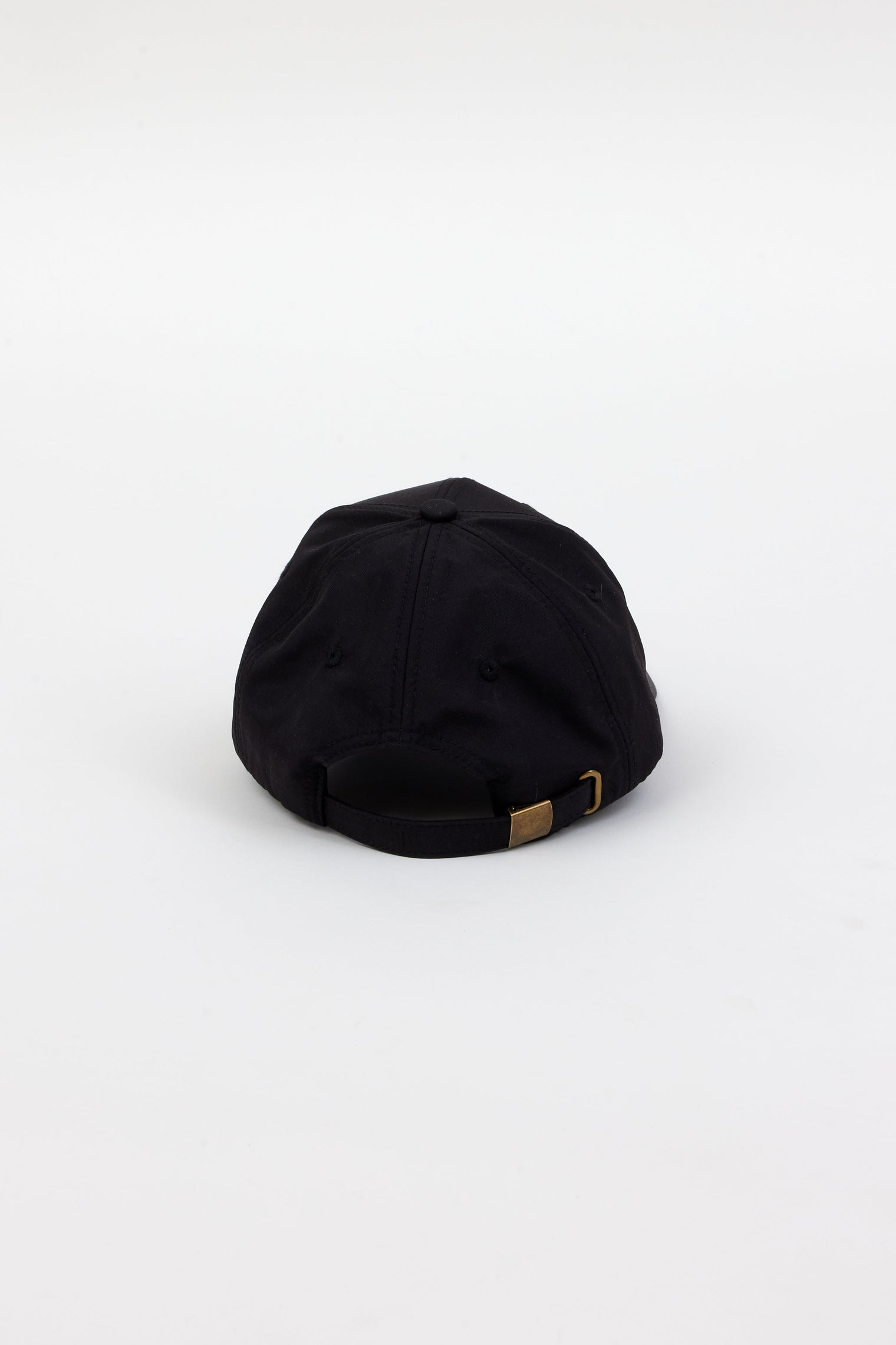 Back of black rain cap