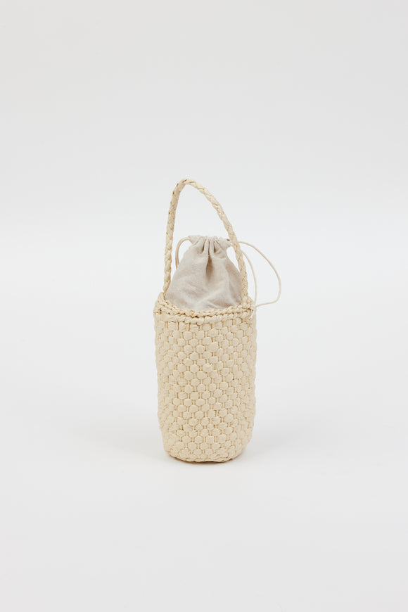 Straw wine bag with handle