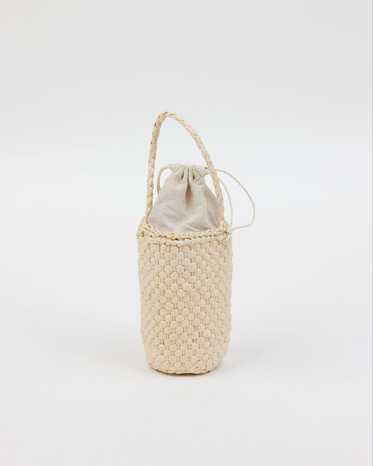 Straw wine bag with handle
