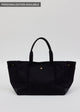 Black tote with pockets