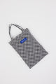 Black and white sarong bag