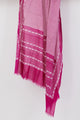 Pink and white patterned sarong