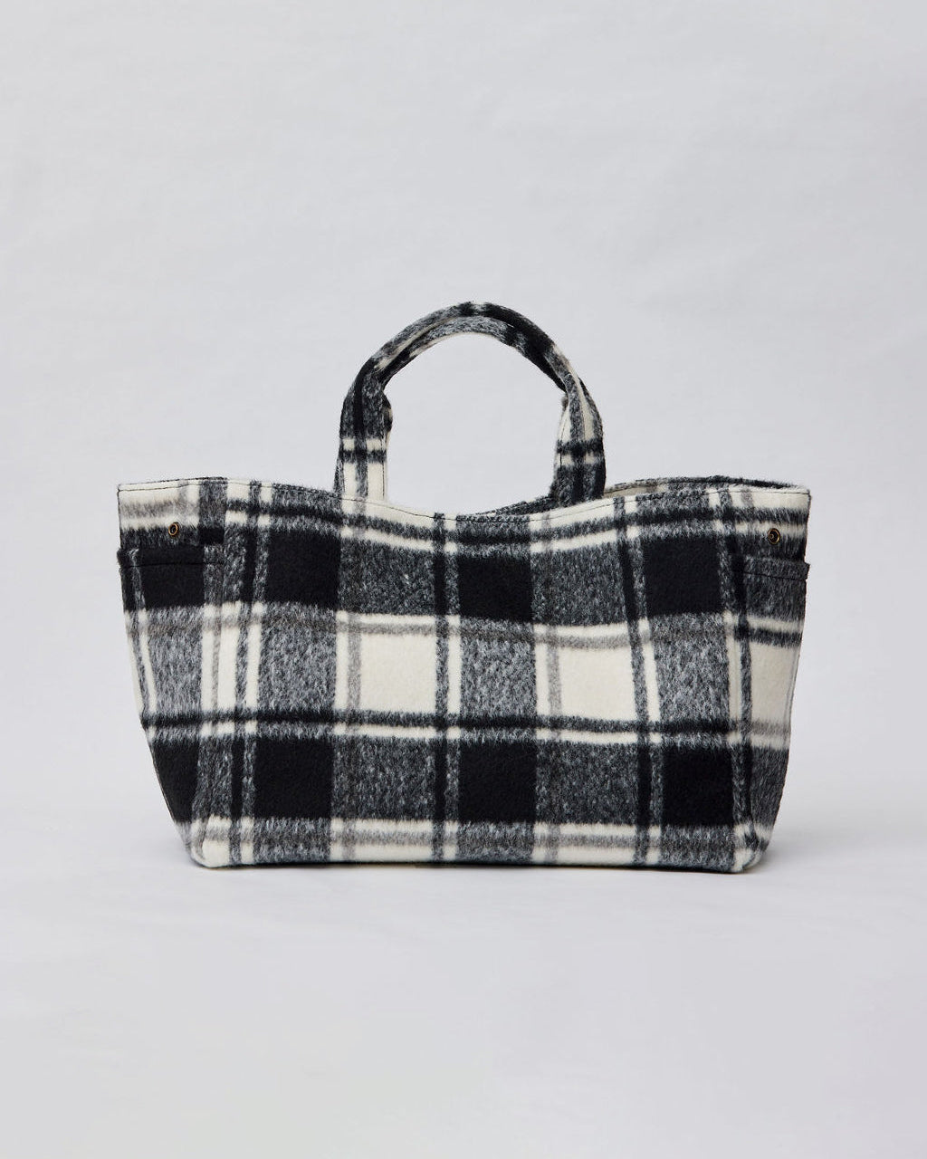 Plaid Airplane Tote