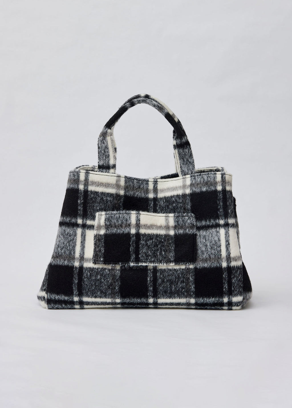 Plaid Airplane Tote