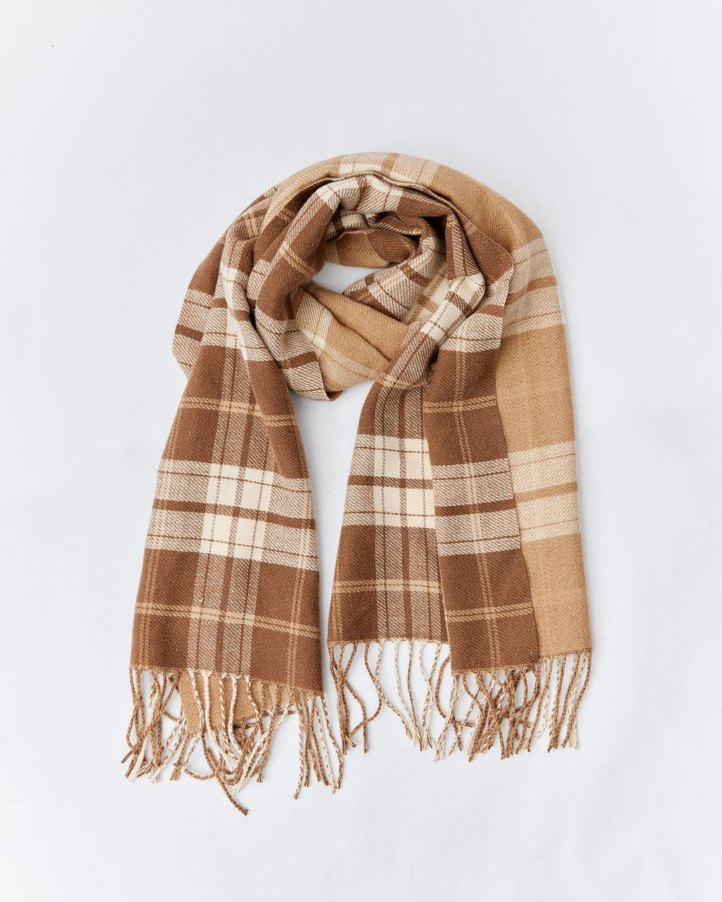 Reversible Plaid Scarf