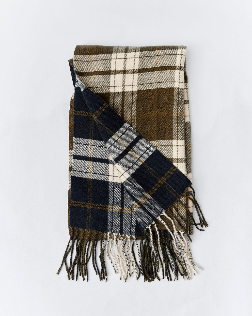 Reversible Plaid Scarf