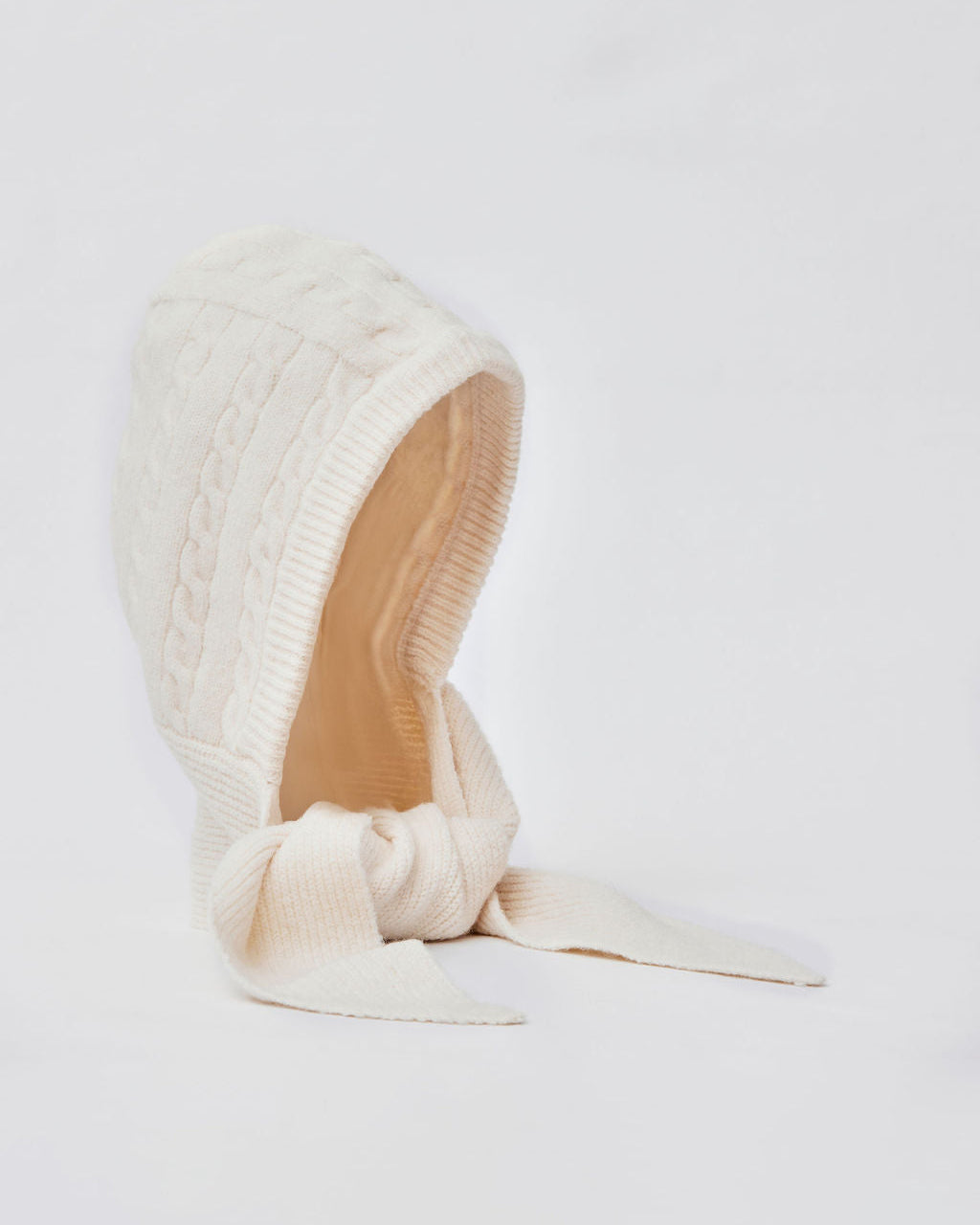 Cable Hooded Scarf
