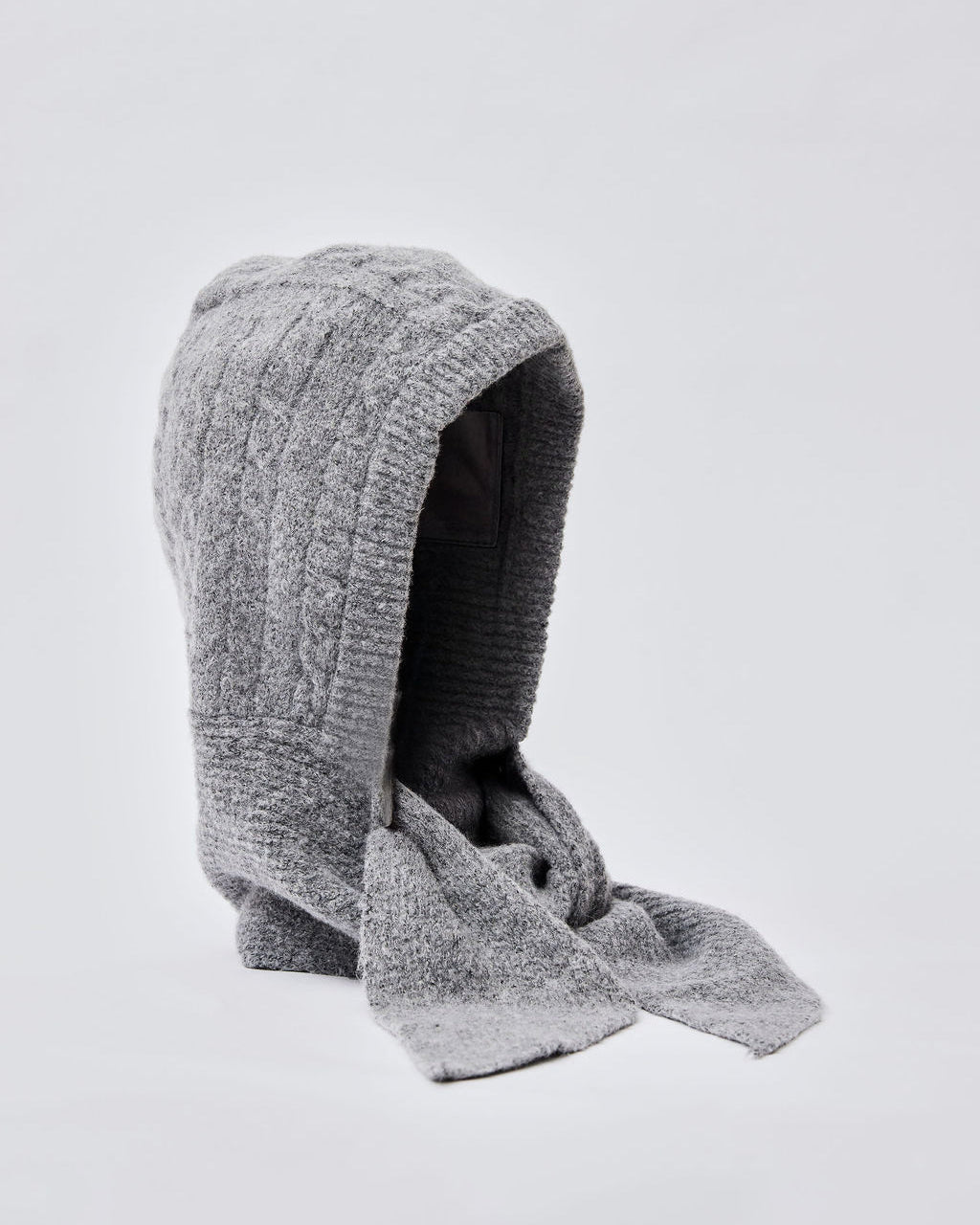 Cable Hooded Scarf