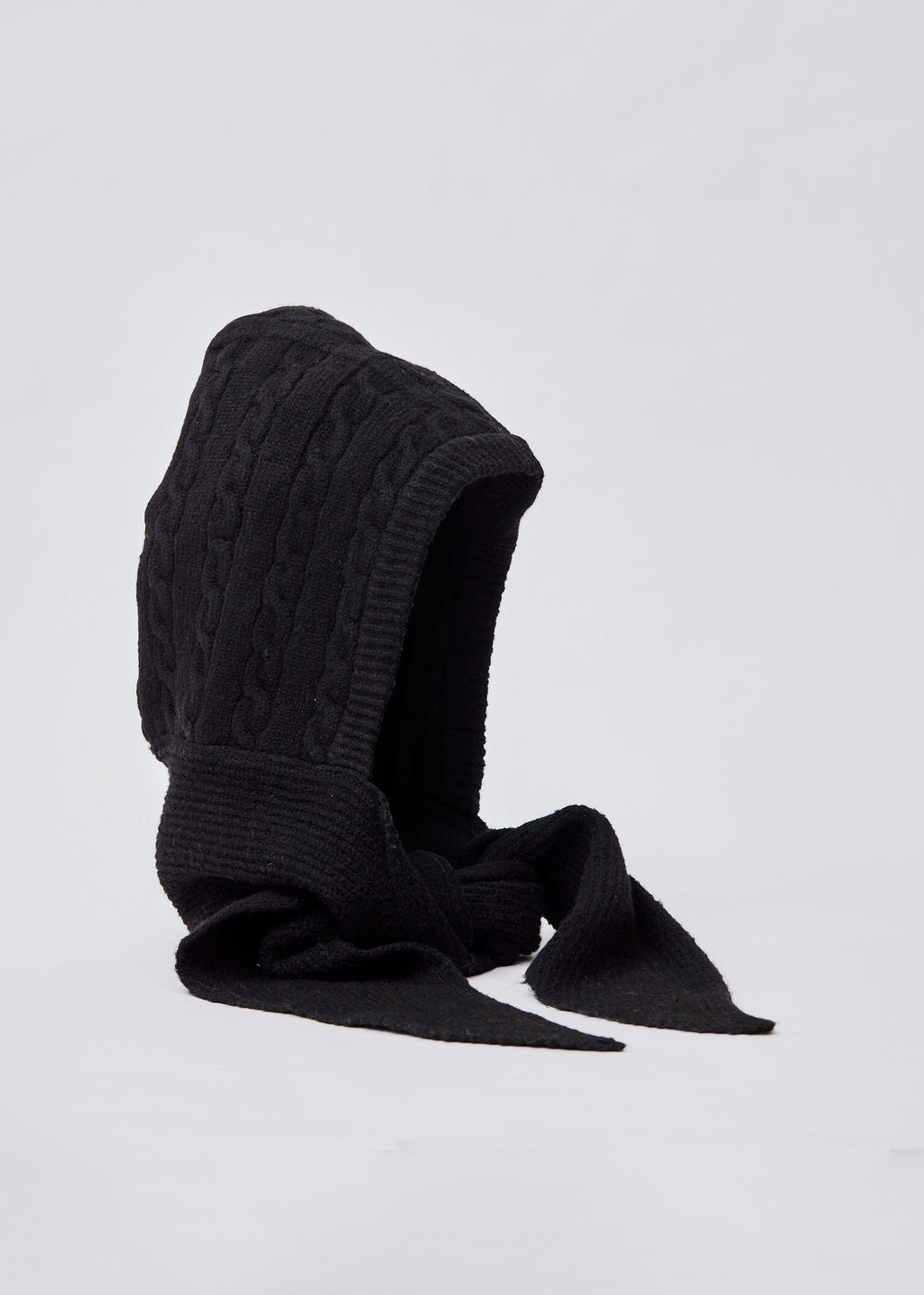 Cable Hooded Scarf