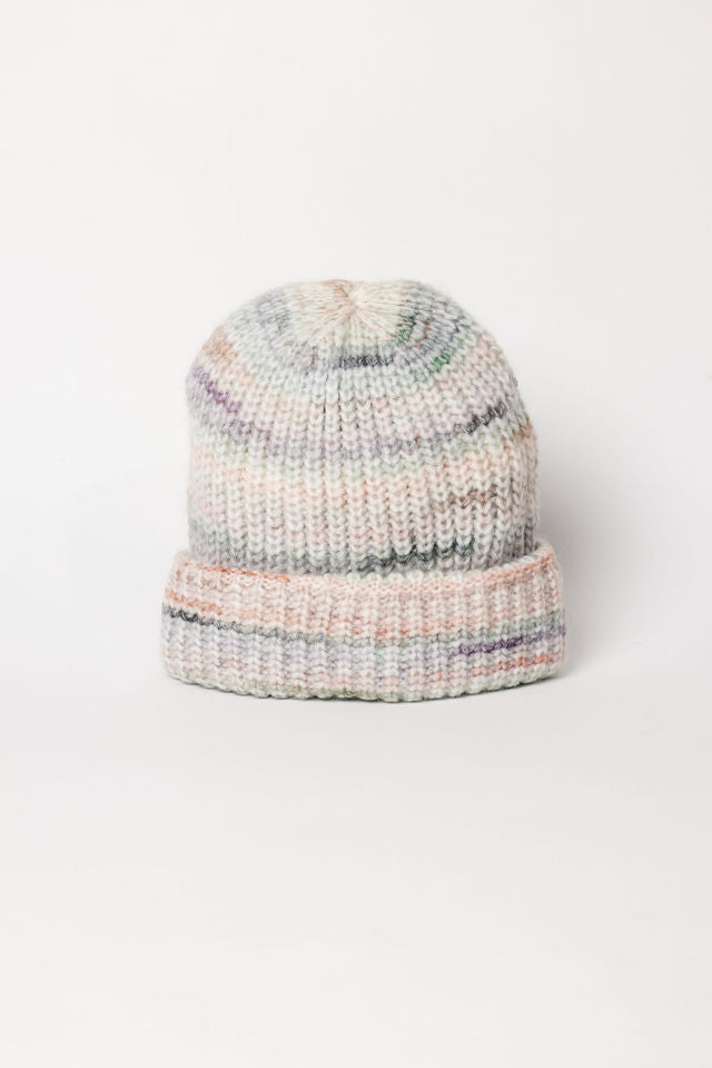 Soft pastel marled beanie