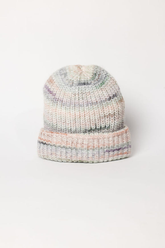 Soft pastel marled beanie