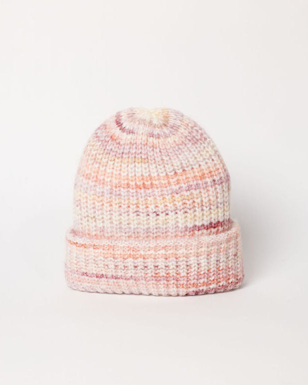 Pink pastel marled beanie