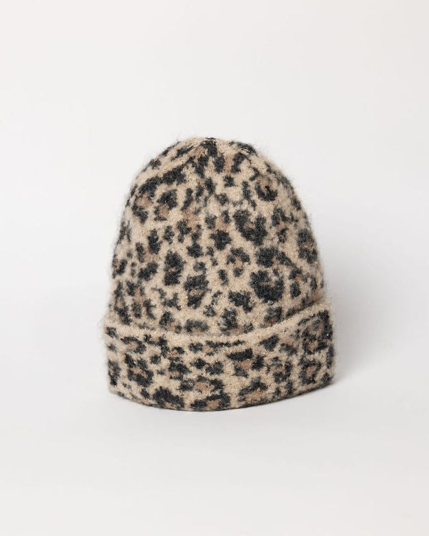 Leopard beanie