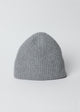 Grey cashmere beanie