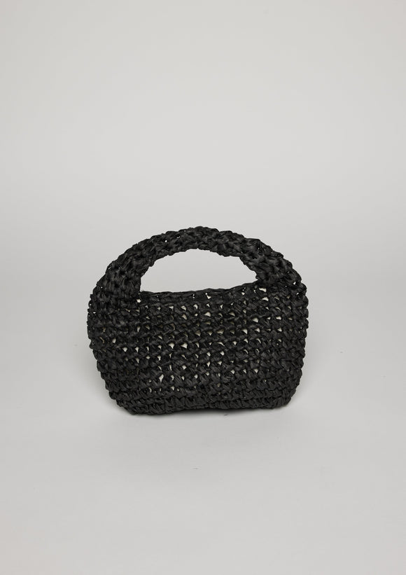 Black small slouch bag
