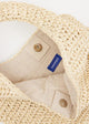 Inside of paper straw slouchy bag