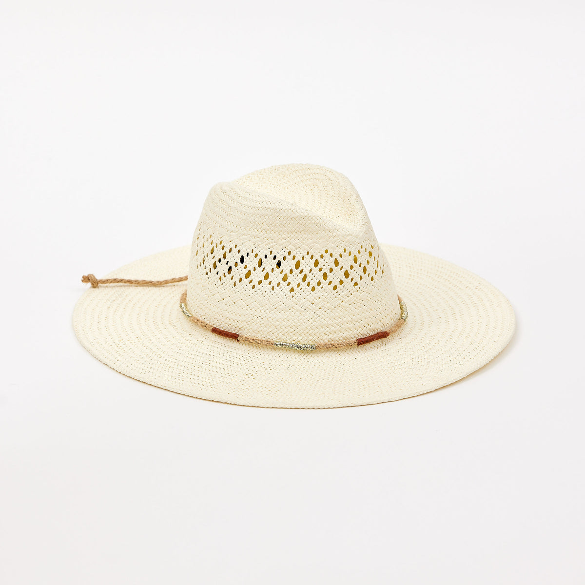 Hat Attack Gold Sequined Straw Floppy Sun‎ Hat Huaai Women Oversized Beach Straw Hats Floppy Extra Large  main image 4