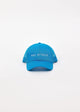 Blue logo cap