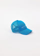 3/4 blue logo cap