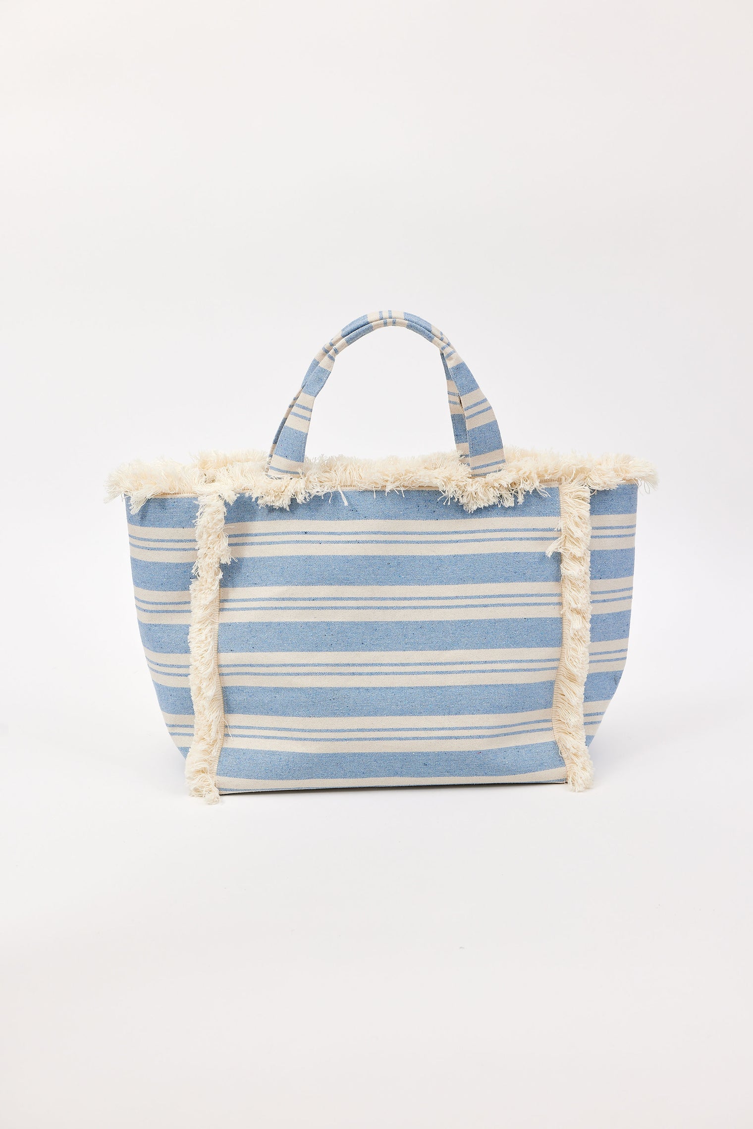 Striped Canvas Beachy Tote