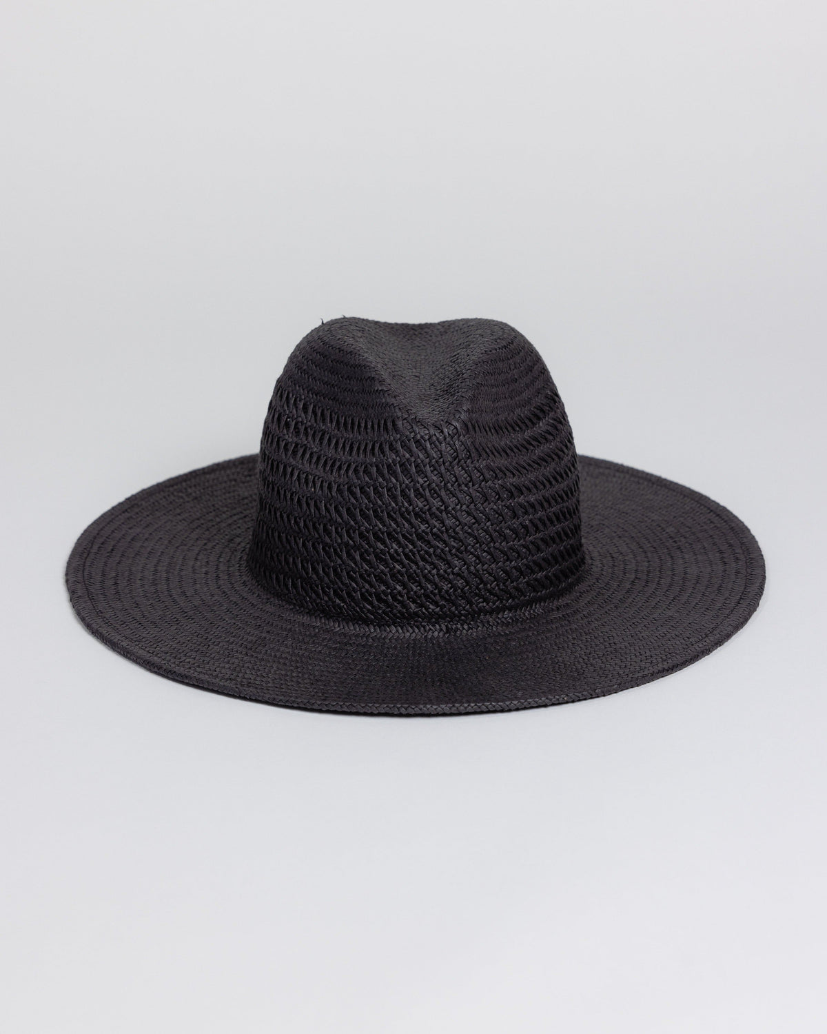 Perforated and Vented Black Sun Hat