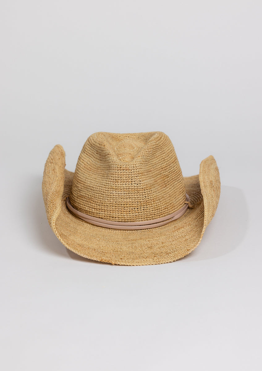Raffia Crochet Cowboy NaturalN N N N Hat Attack New York