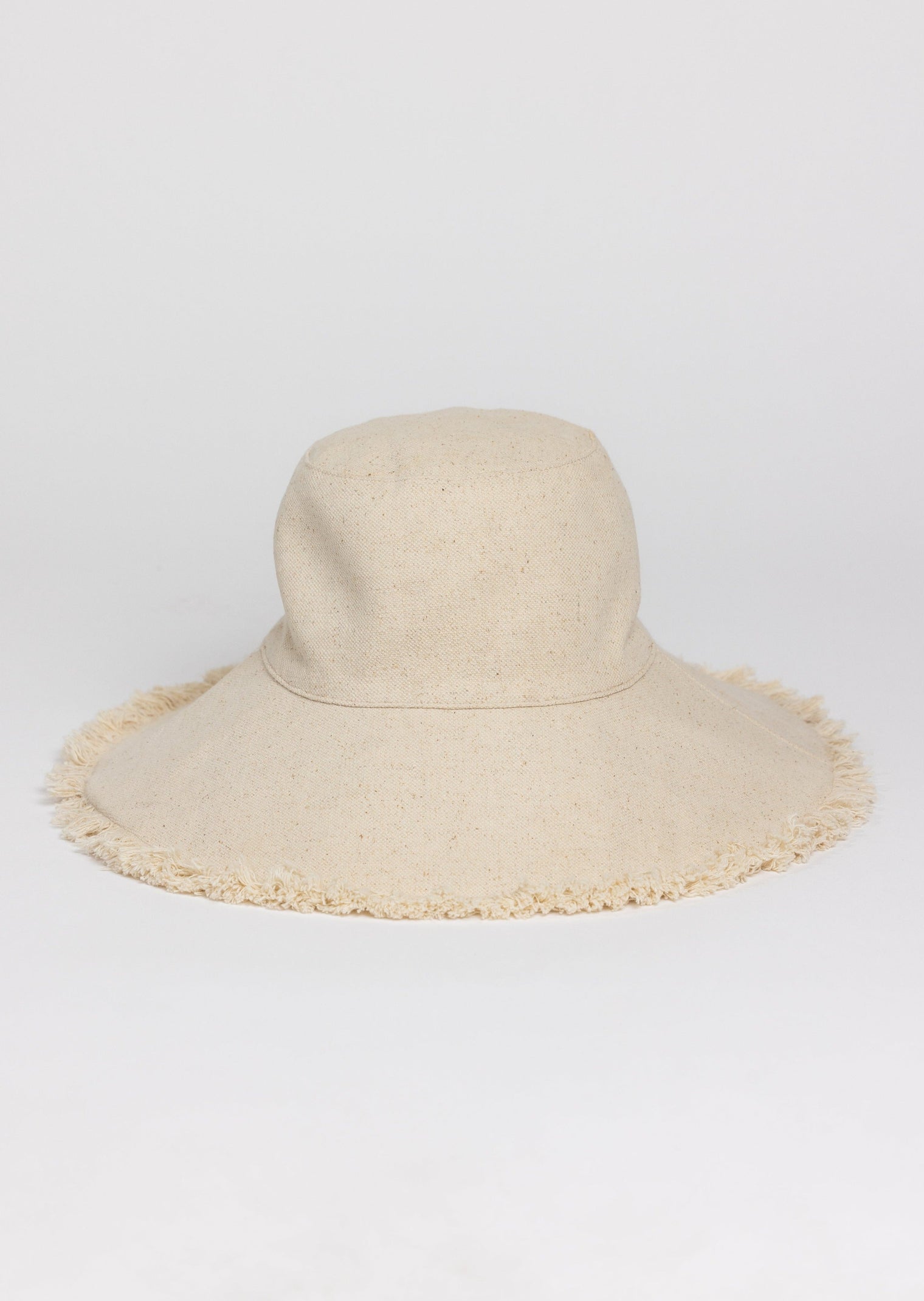 Canvas Packable Bucket Hat in Natural