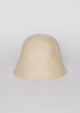 Tan knit bucket hat