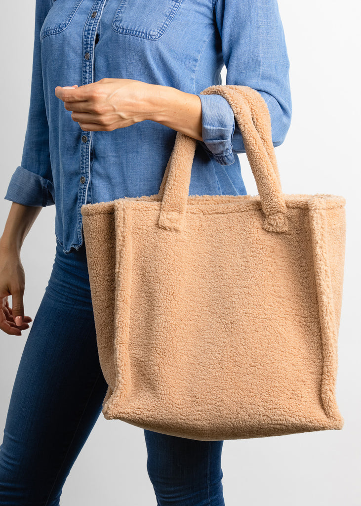 Large Teddy Tote- Natural