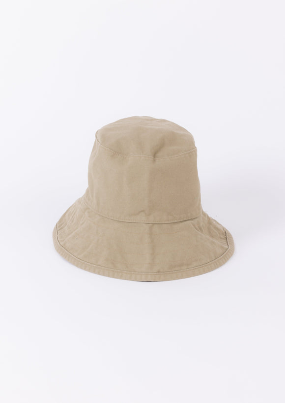 Tan cotton bucket hat