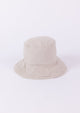 Light tan cotton bucket hat