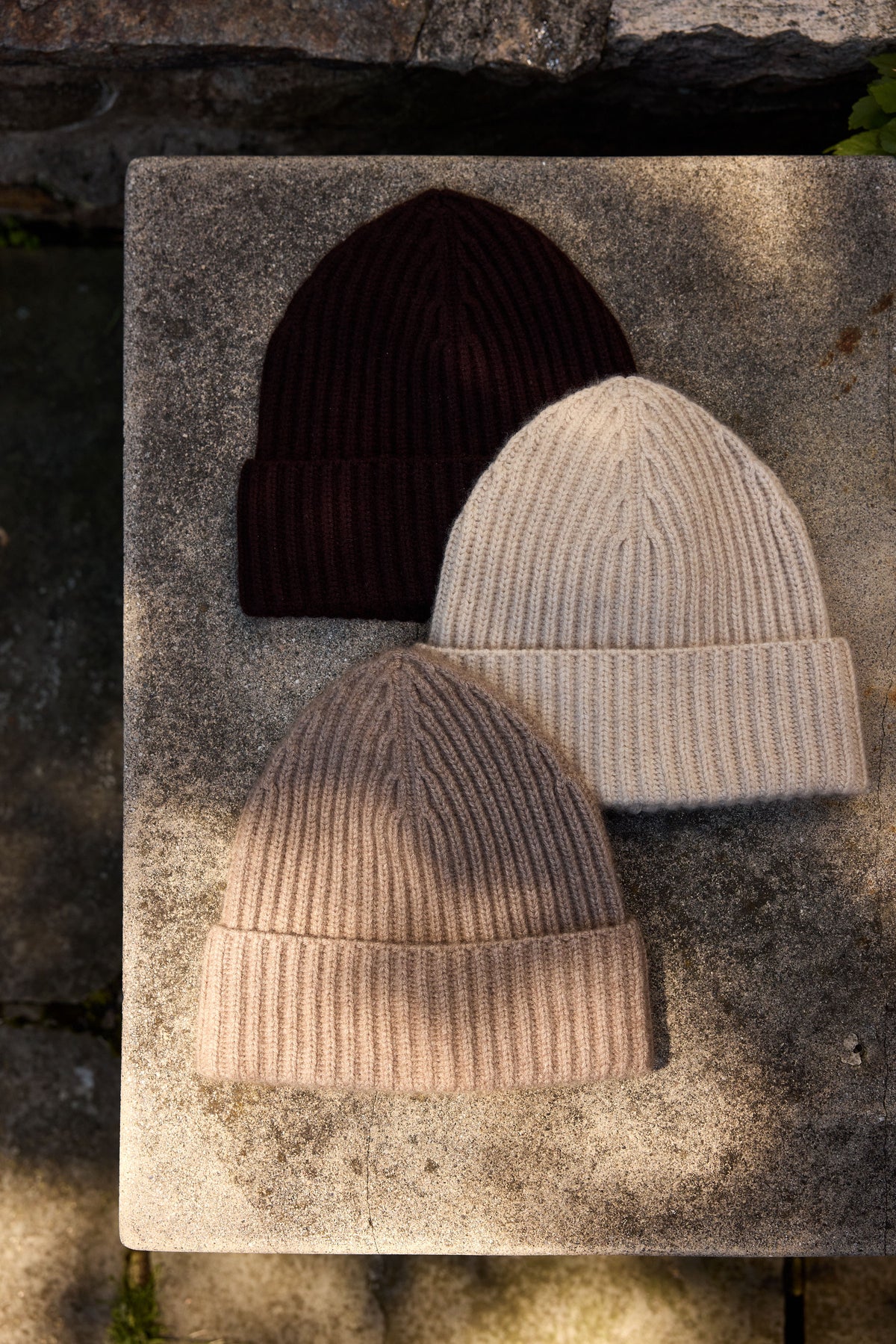 Cashmere Rib Beanie
