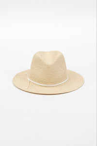 front of natural colored straw fedora