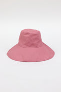 Pink canvas sunhat