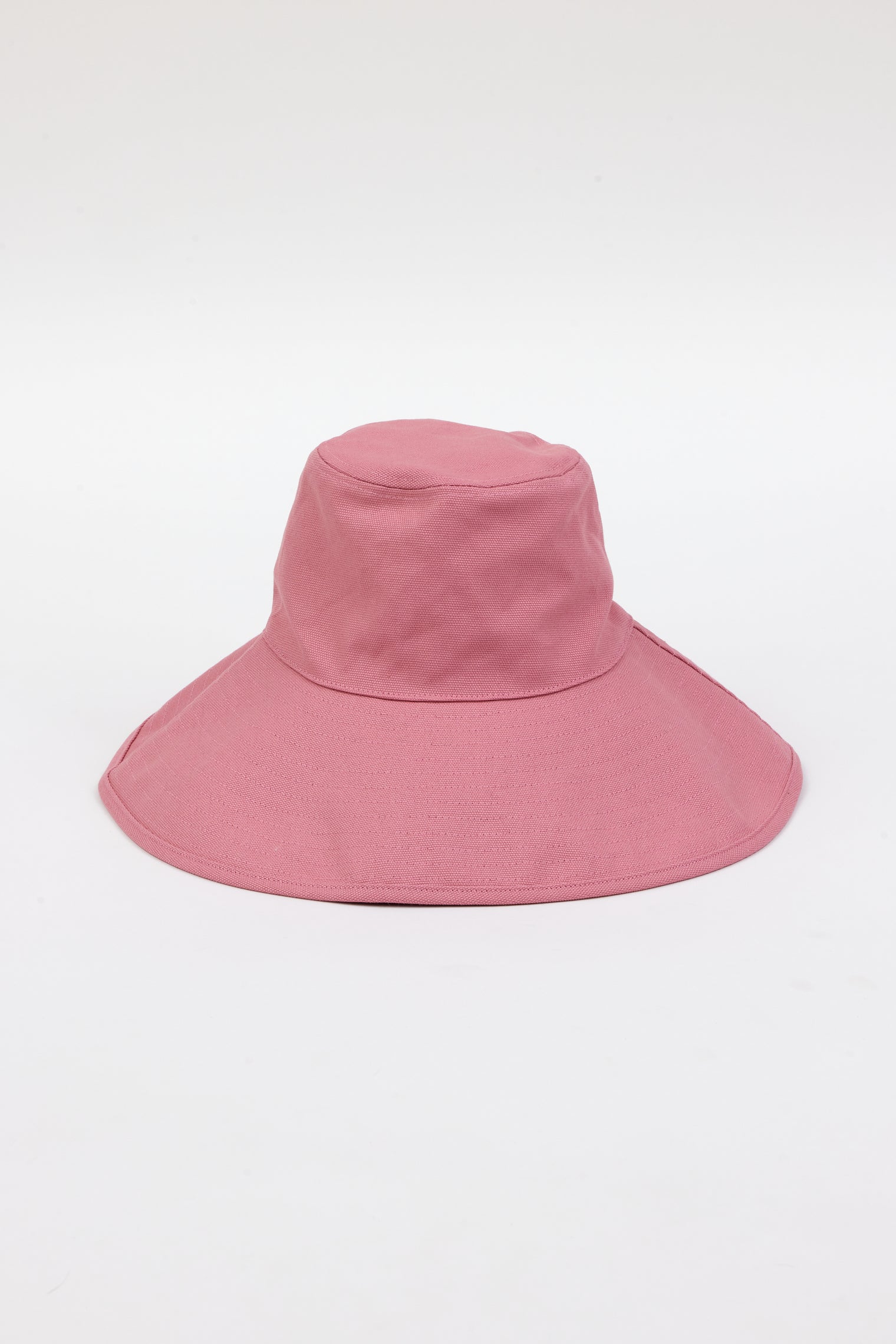 Pink canvas sunhat