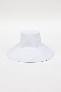 White canvas sunhat