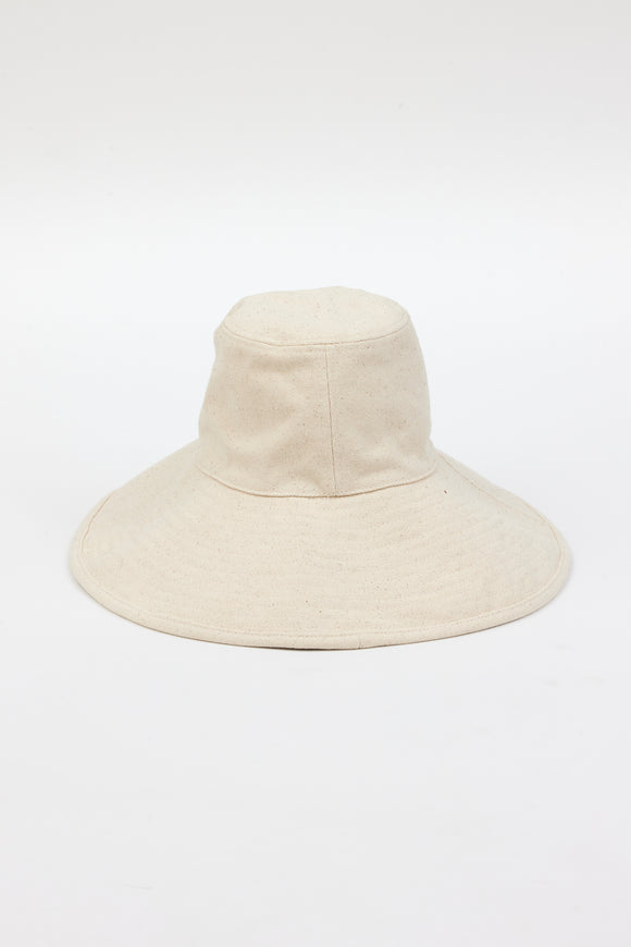 Tan canvas sunhat
