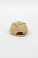 Back of tan rain cap