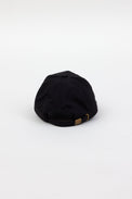 Back of black rain cap