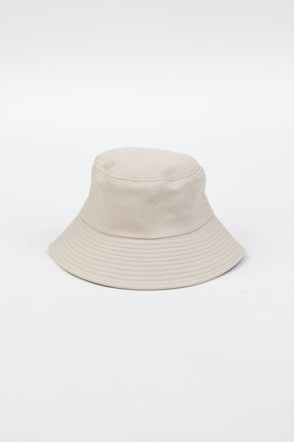 Tan cotton bucket hat