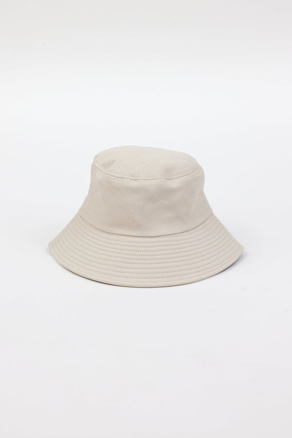 Tan cotton bucket hat
