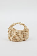 Natural colored small slouch bag