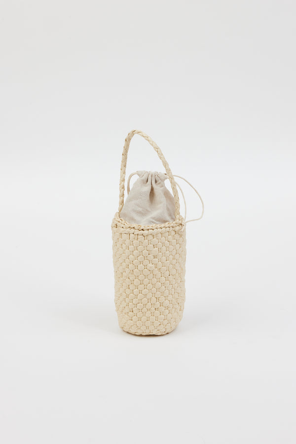Straw wine bag with handle