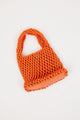 orange cotton woven bag