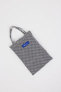 Black and white sarong bag