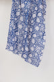 blue and white floral sarong